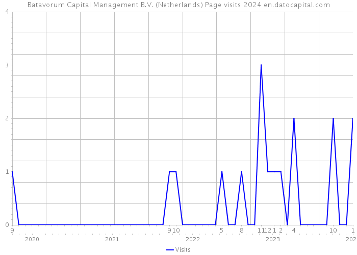 Batavorum Capital Management B.V. (Netherlands) Page visits 2024 