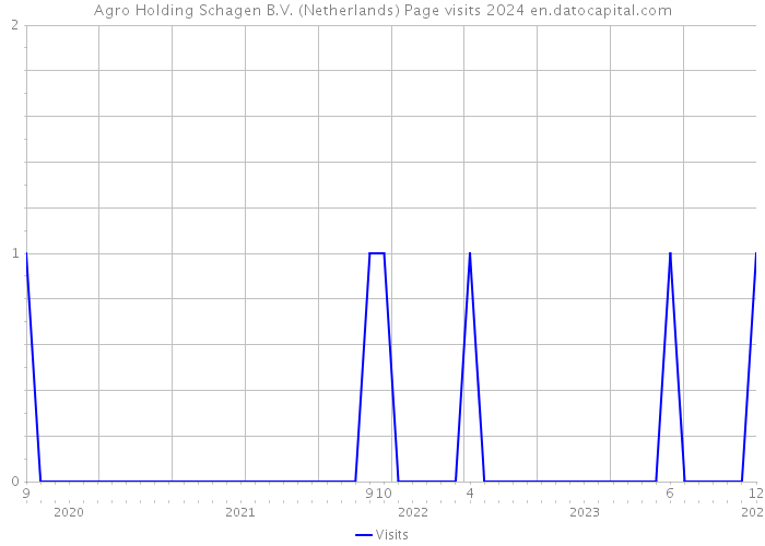Agro Holding Schagen B.V. (Netherlands) Page visits 2024 