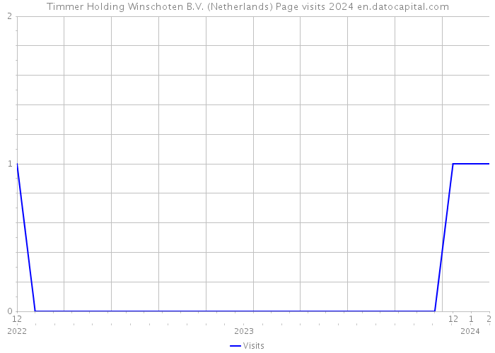Timmer Holding Winschoten B.V. (Netherlands) Page visits 2024 