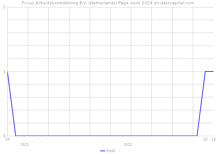 Focus Arbeidsbemiddeling B.V. (Netherlands) Page visits 2024 