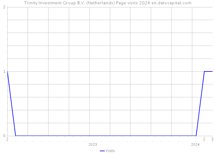 Trinity Investment Group B.V. (Netherlands) Page visits 2024 