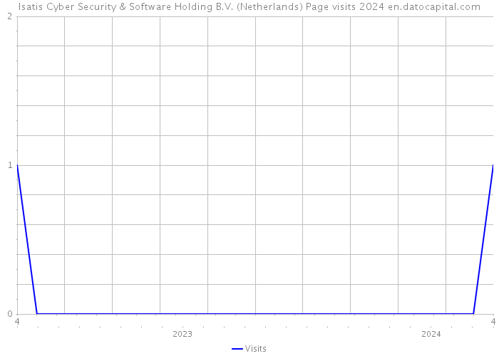 Isatis Cyber Security & Software Holding B.V. (Netherlands) Page visits 2024 