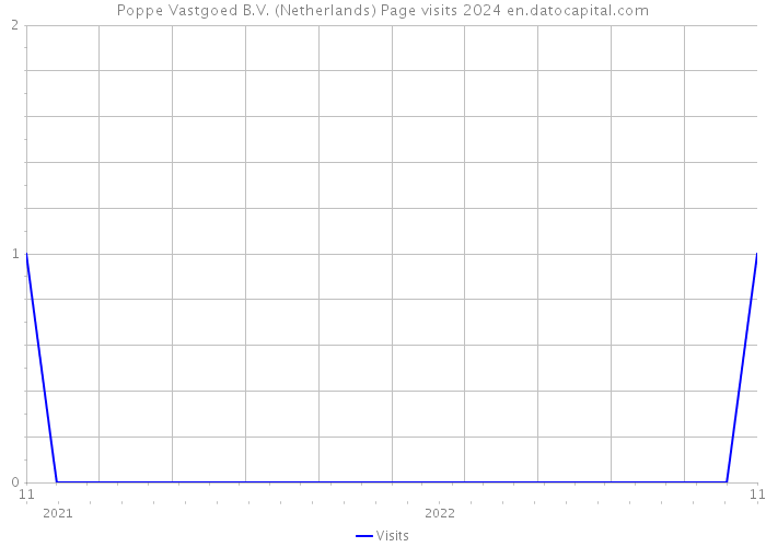 Poppe Vastgoed B.V. (Netherlands) Page visits 2024 