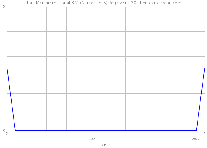 Tian Mei International B.V. (Netherlands) Page visits 2024 