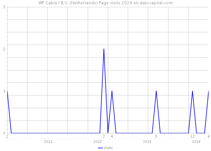 WP Cable I B.V. (Netherlands) Page visits 2024 