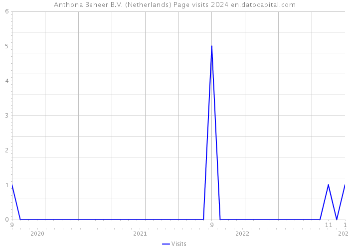 Anthona Beheer B.V. (Netherlands) Page visits 2024 