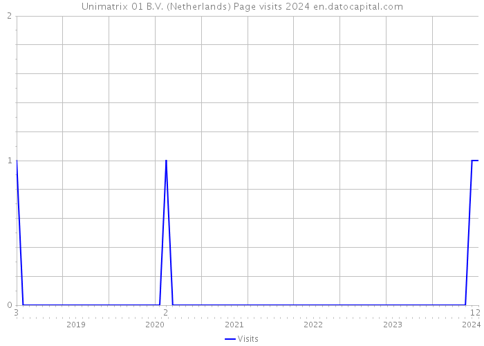 Unimatrix 01 B.V. (Netherlands) Page visits 2024 