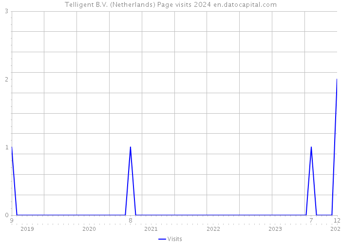 Telligent B.V. (Netherlands) Page visits 2024 