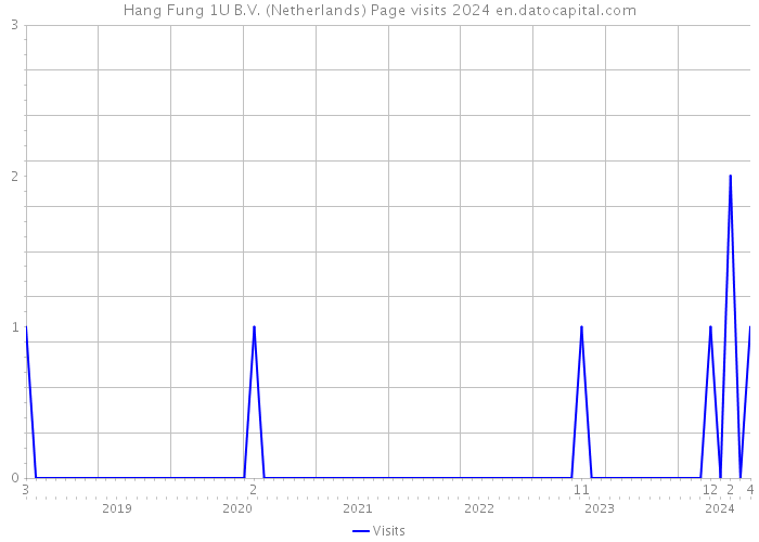 Hang Fung 1U B.V. (Netherlands) Page visits 2024 