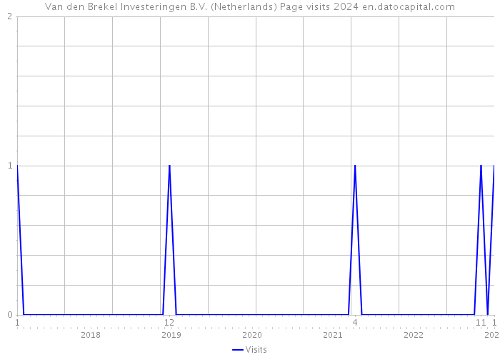 Van den Brekel Investeringen B.V. (Netherlands) Page visits 2024 