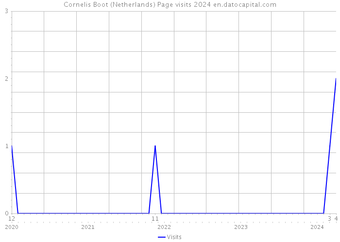 Cornelis Boot (Netherlands) Page visits 2024 
