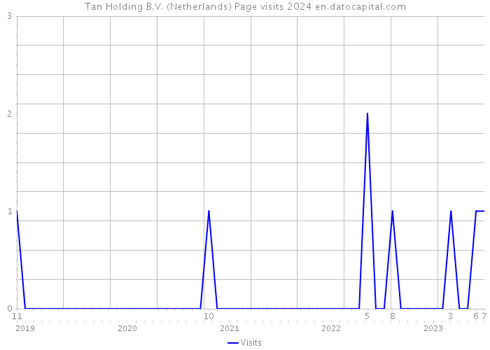 Tan Holding B.V. (Netherlands) Page visits 2024 