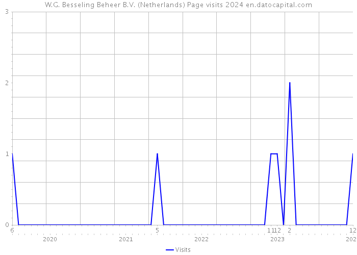 W.G. Besseling Beheer B.V. (Netherlands) Page visits 2024 