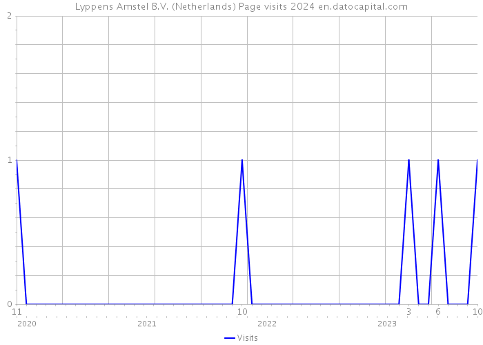 Lyppens Amstel B.V. (Netherlands) Page visits 2024 
