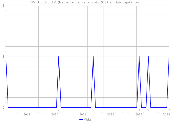 CWT Holdco B.V. (Netherlands) Page visits 2024 