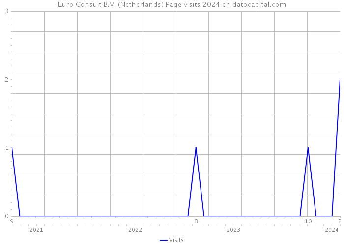Euro Consult B.V. (Netherlands) Page visits 2024 