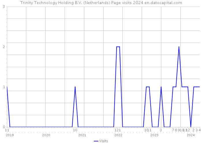 Trinity Technology Holding B.V. (Netherlands) Page visits 2024 