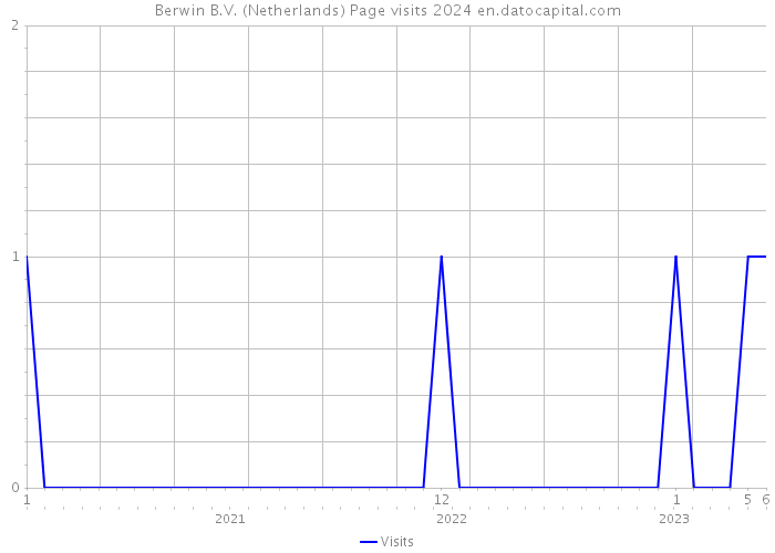 Berwin B.V. (Netherlands) Page visits 2024 