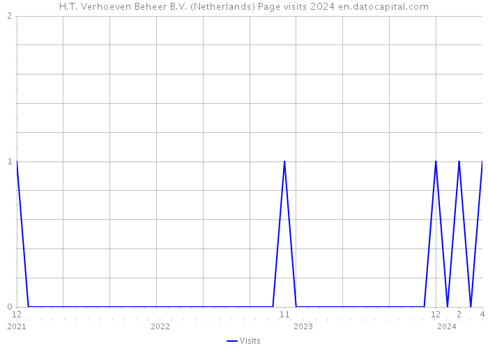 H.T. Verhoeven Beheer B.V. (Netherlands) Page visits 2024 