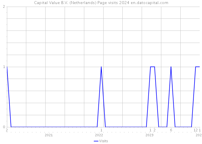 Capital Value B.V. (Netherlands) Page visits 2024 