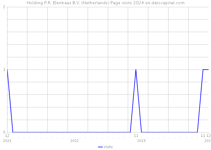 Holding P.R. Elenbaas B.V. (Netherlands) Page visits 2024 