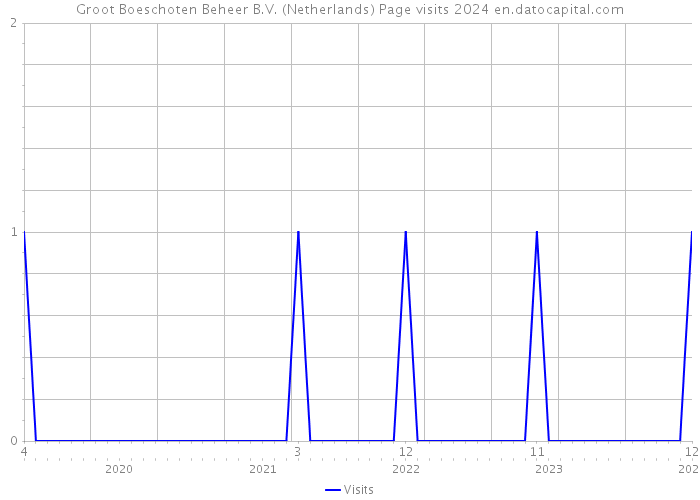 Groot Boeschoten Beheer B.V. (Netherlands) Page visits 2024 