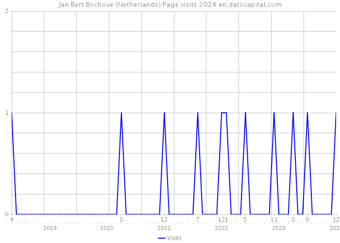 Jan Bert Bochove (Netherlands) Page visits 2024 