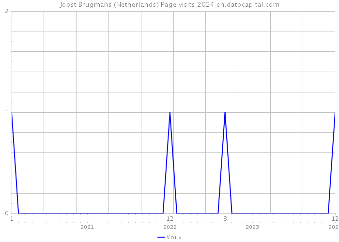 Joost Brugmans (Netherlands) Page visits 2024 