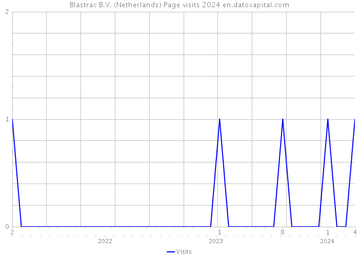 Blastrac B.V. (Netherlands) Page visits 2024 