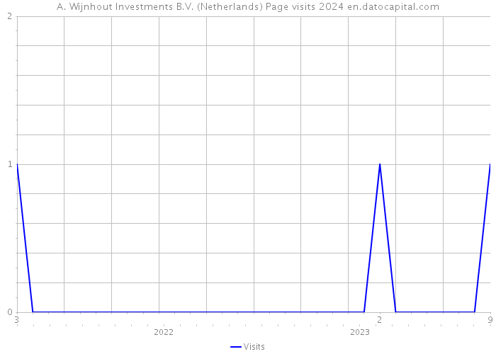 A. Wijnhout Investments B.V. (Netherlands) Page visits 2024 