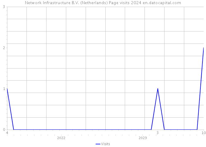 Network Infrastructure B.V. (Netherlands) Page visits 2024 