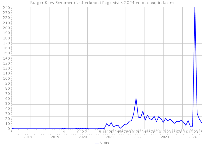 Rutger Kees Schumer (Netherlands) Page visits 2024 