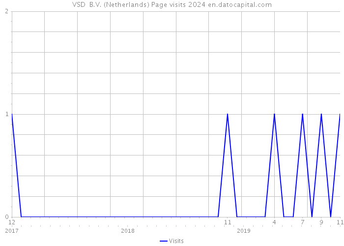 VSD+ B.V. (Netherlands) Page visits 2024 