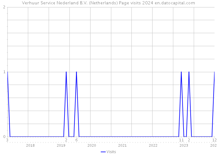 Verhuur Service Nederland B.V. (Netherlands) Page visits 2024 