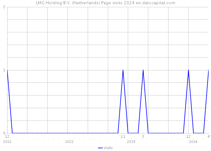 LMG Holding B.V. (Netherlands) Page visits 2024 