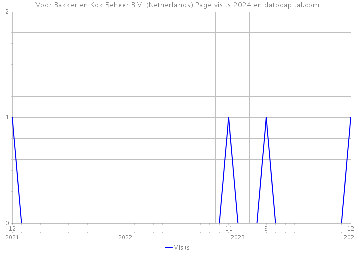 Voor Bakker en Kok Beheer B.V. (Netherlands) Page visits 2024 