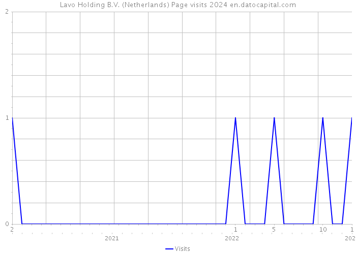 Lavo Holding B.V. (Netherlands) Page visits 2024 