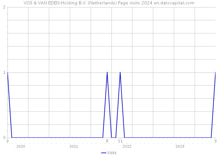 VOS & VAN EDEN Holding B.V. (Netherlands) Page visits 2024 