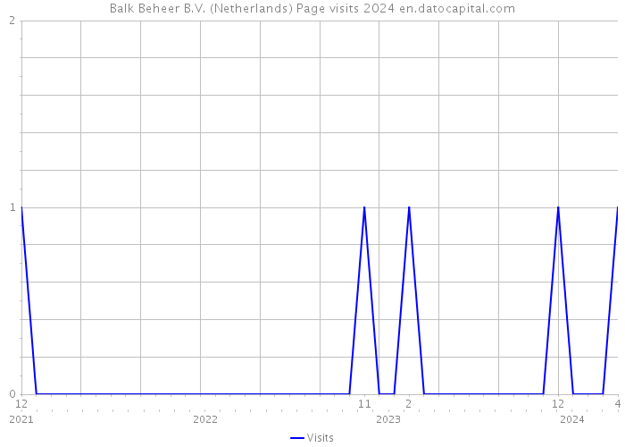 Balk Beheer B.V. (Netherlands) Page visits 2024 