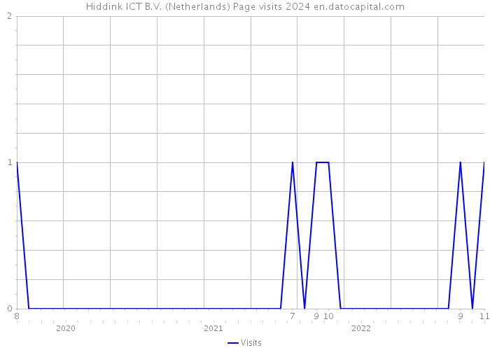 Hiddink ICT B.V. (Netherlands) Page visits 2024 
