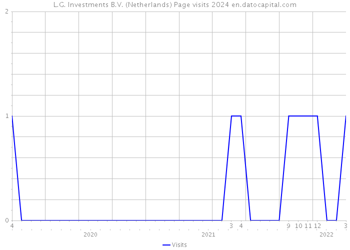 L.G. Investments B.V. (Netherlands) Page visits 2024 