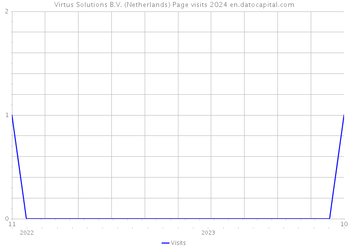 Virtus Solutions B.V. (Netherlands) Page visits 2024 