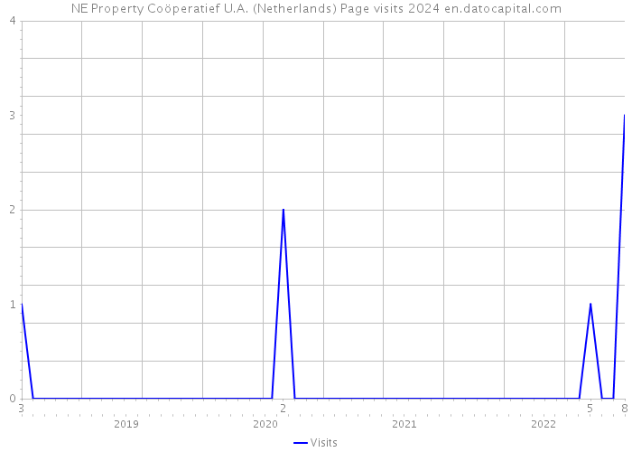NE Property Coöperatief U.A. (Netherlands) Page visits 2024 
