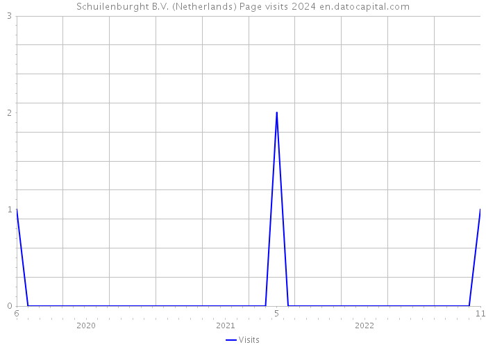 Schuilenburght B.V. (Netherlands) Page visits 2024 