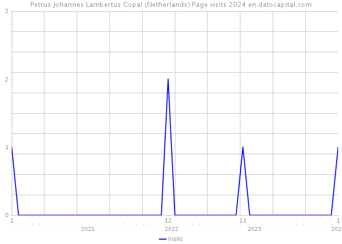 Petrus Johannes Lambertus Copal (Netherlands) Page visits 2024 