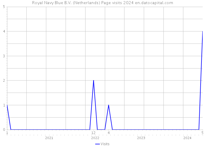 Royal Navy Blue B.V. (Netherlands) Page visits 2024 
