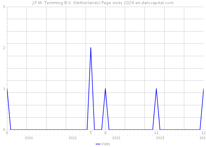 J.F.M. Temming B.V. (Netherlands) Page visits 2024 