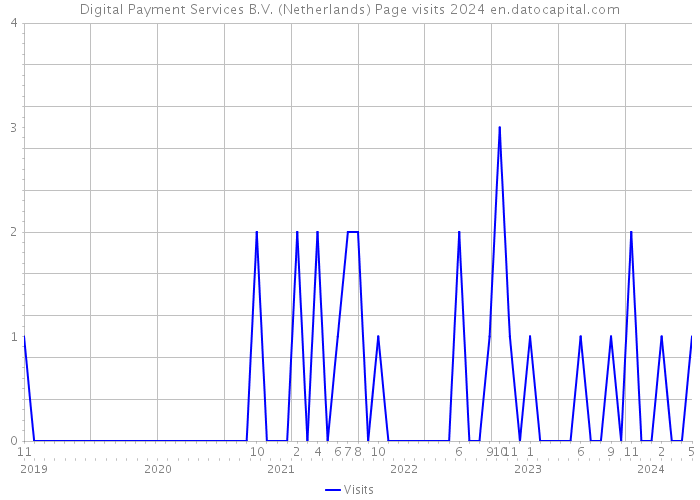 Digital Payment Services B.V. (Netherlands) Page visits 2024 