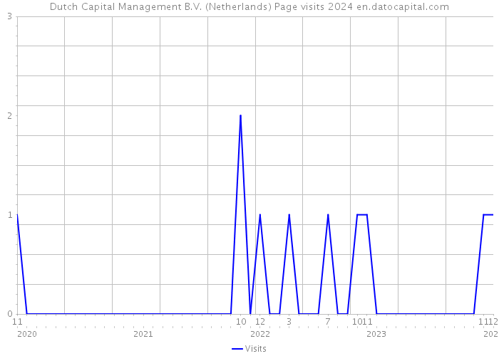 Dutch Capital Management B.V. (Netherlands) Page visits 2024 