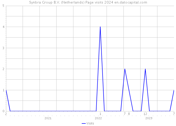 Synbra Group B.V. (Netherlands) Page visits 2024 
